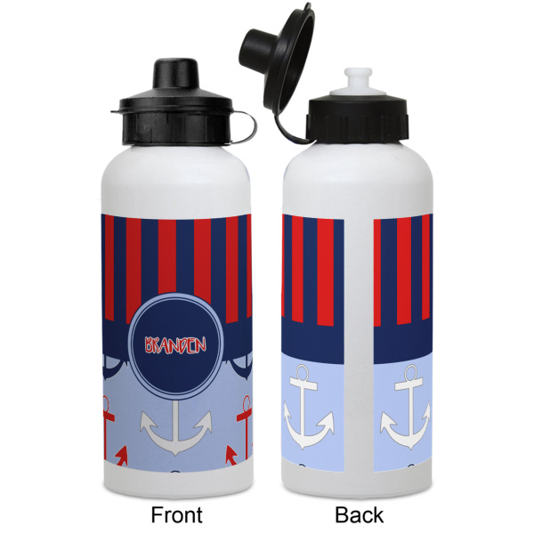 Custom Design - Aluminum Water Bottle - White APPROVAL