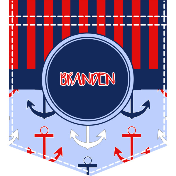 Custom Design Your Own Iron On Faux Pocket