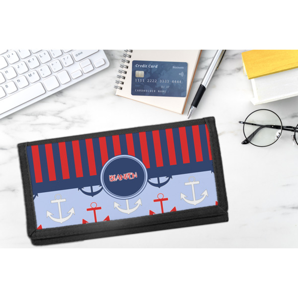 Custom Design - DyeTrans Checkbook Cover - LIFESTYLE