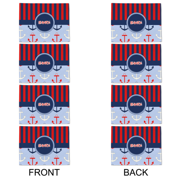 Custom Design - Linen Placemat - Double Sided - Approval - Set of 4