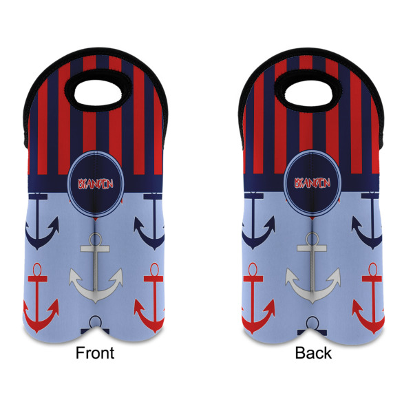 Custom Design - Double Wine Tote - Front & Back