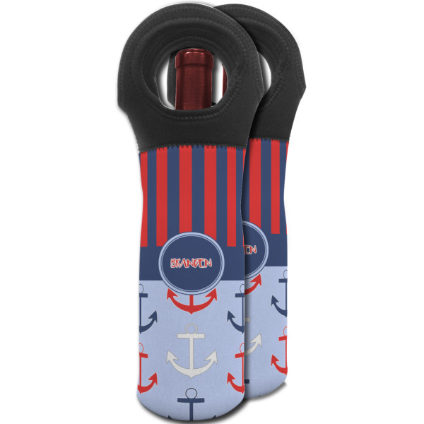 Custom Design - Wine Tote Bag - Two Bags