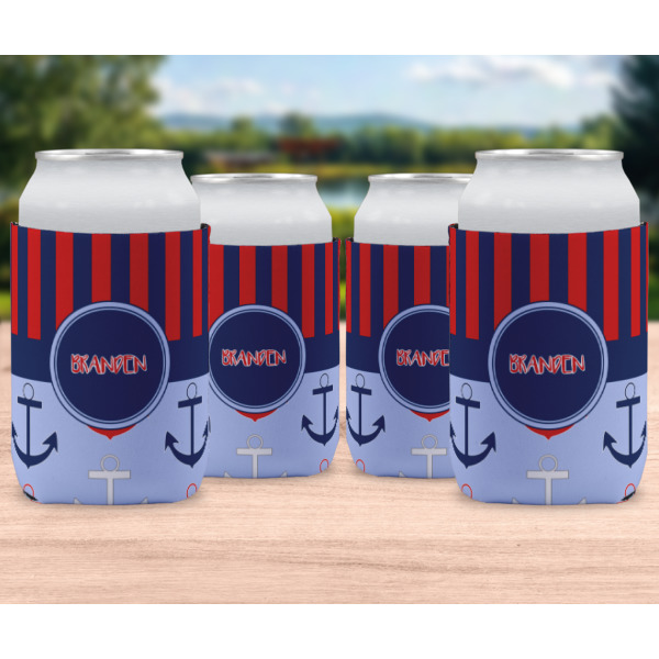 Custom Design - Can Cooler - Standard 12oz - Set of 4 - In Context