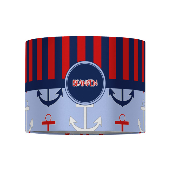 Custom Design - 8" Drum Lampshade - Front (Fabric)