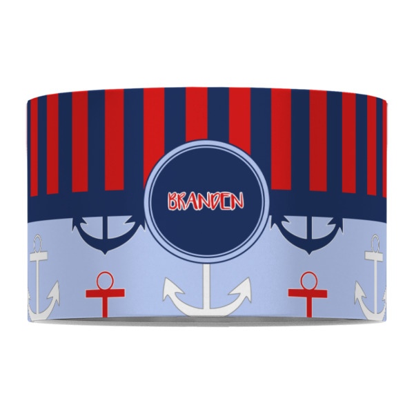 Custom Design - 12" Drum Lampshade - FRONT (Fabric)