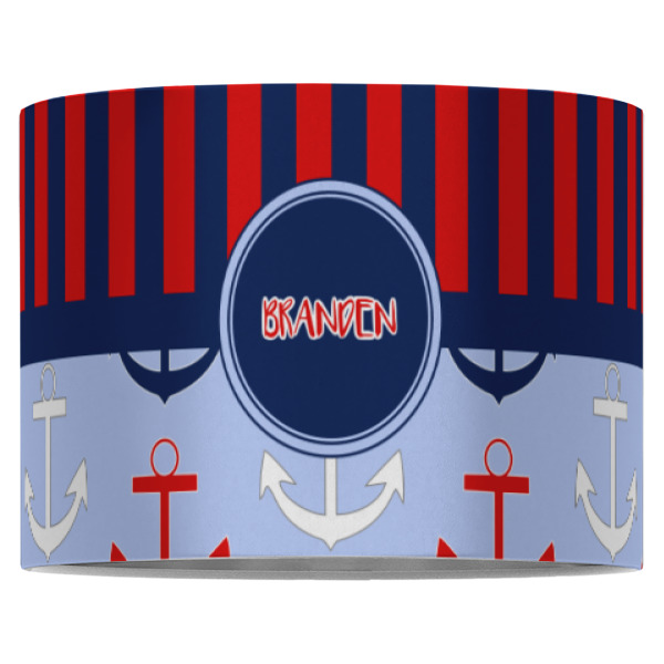 Custom Design - 16" Drum Lampshade - Front (Fabric)