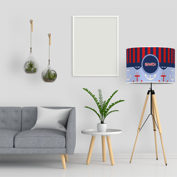 Custom Design - 16" Drum Lampshade - LIFESTYLE