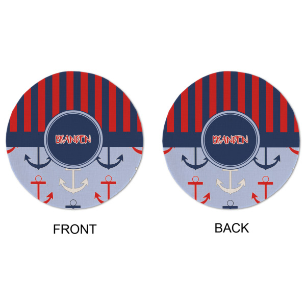 Custom Design - Round Linen Placemats - APPROVAL (double sided)