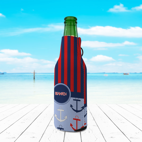 Custom Design - Zipper Bottle Cooler - LIFESTYLE