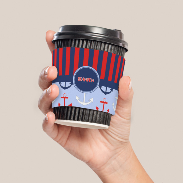Custom Design - Coffee Cup Sleeve - LIFESTYLE