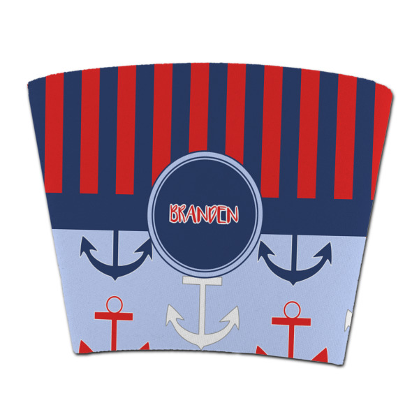 Custom Classic Anchor & Stripes Party Cup Sleeve - without bottom (Personalized)