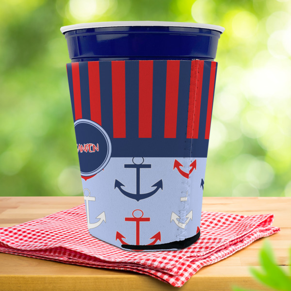 Custom Design - Party Cup Sleeves - with bottom - Lifestyle