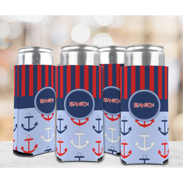 Custom Design - Can Cooler - Tall 12oz - Set of 4 - In Context