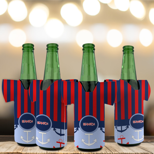 Custom Design - Jersey Bottle Cooler - Set of 4 - LIFESTYLE