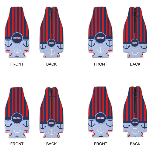 Custom Design - Zipper Bottle Cooler - Set of 4 - Approval