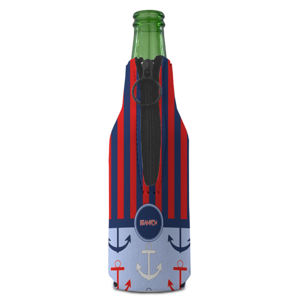 Custom Design - Zipper Bottle Cooler - BACK (bottle)