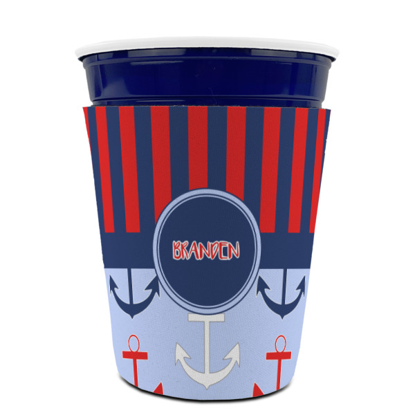 Custom Design - Party Cup Sleeves - without bottom - Front (On Cup)