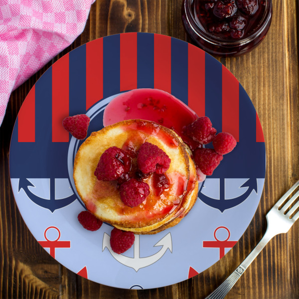 Custom Design - Melamine Plate 8 inches - LIFESTYLE