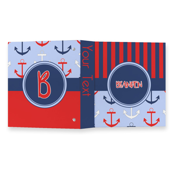 Custom Design - 3 Ring Binders - Full Wrap - 1" - Open Outside