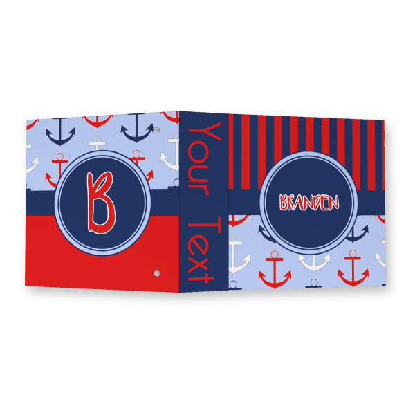 Custom Design - 3 Ring Binders - Full Wrap - 2" - Open Outside