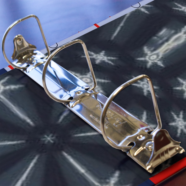 Custom Design - 3 Ring Binders - Full Wrap - 2" - Detail