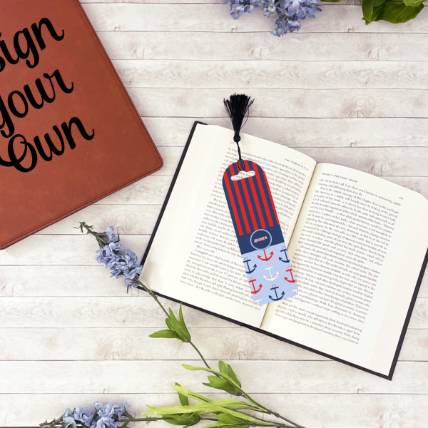 Custom Design - Plastic Bookmarks - In Context