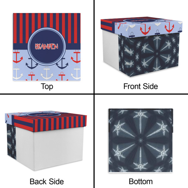 Custom Design - Gift Boxes with Lid - Canvas Wrapped - X-Large - Approval