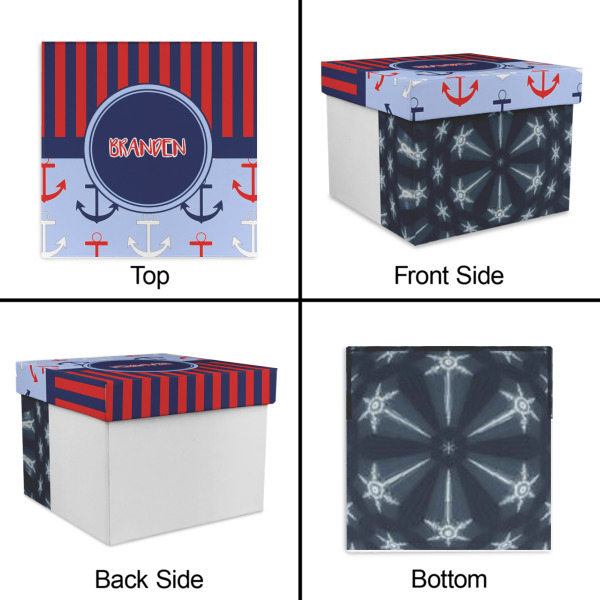 Custom Design - Gift Boxes with Lid - Canvas Wrapped - Large - Approval