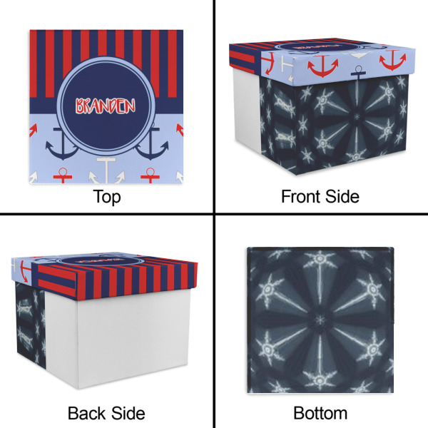 Custom Design - Gift Boxes with Lid - Canvas Wrapped - Small - Approval