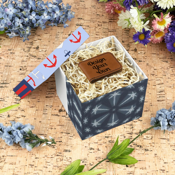 Custom Design - Gift Boxes with Lid - Canvas Wrapped - Small - In Context