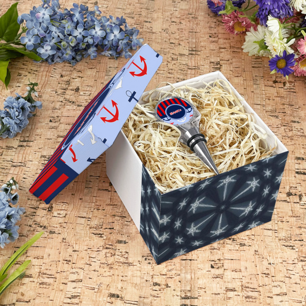 Custom Design - Gift Boxes with Lid - Canvas Wrapped - Medium - In Context