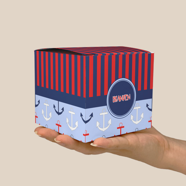 Custom Design - Cube Favor Gift Box - Scale View