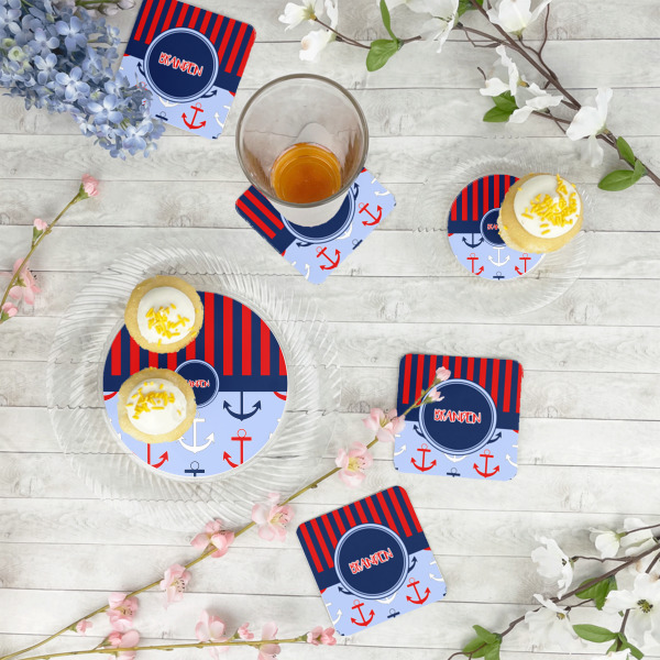 Custom Design - Plastic Party Appetizer & Dessert Plates - In Context