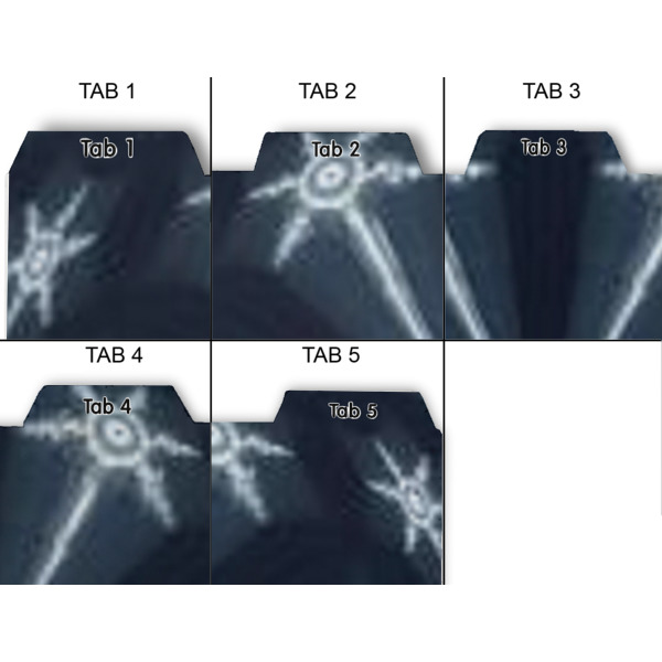 Custom Design - Page Dividers - Set of 5 - Approval