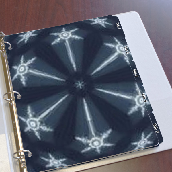 Custom Design - Page Dividers - Set of 5 - In Context