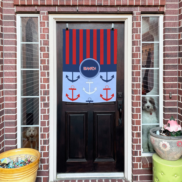 Custom Design - House Flags - Double Sided - (Over the door) LIFESTYLE