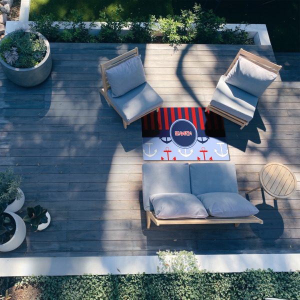 Custom Design - 3'x5' Patio Rug - In Context