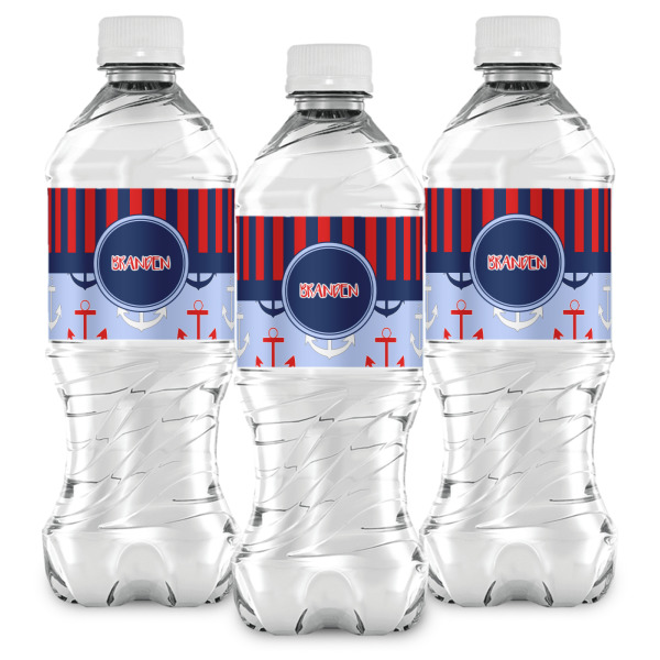 Custom Design - Water Bottle Labels - Front View