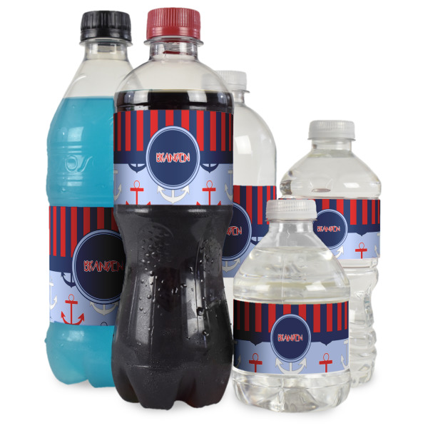Custom Design - Water Bottle Label - Multiple Bottle Sizes