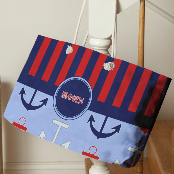 Custom Design - Large Rope Tote - Life Style