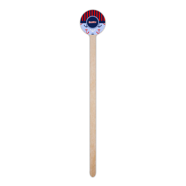 Custom Design - Wooden 6" Stir Stick - Round - Single Stick