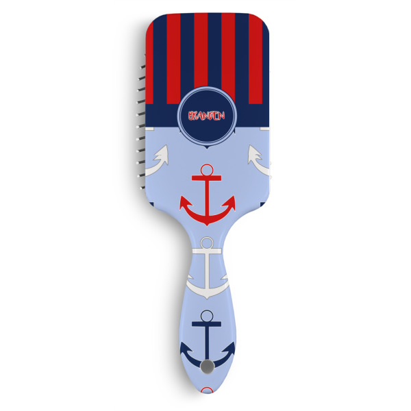 Custom Classic Anchor & Stripes Hair Brushes (Personalized)