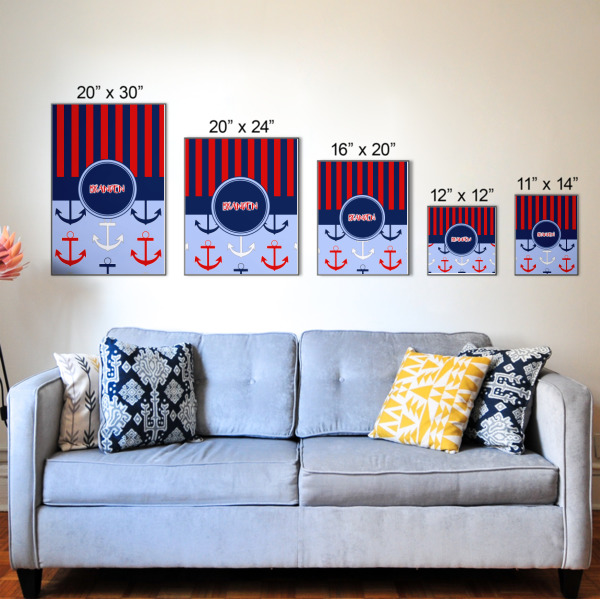 Custom Design - Wood Prints - Size Comparison