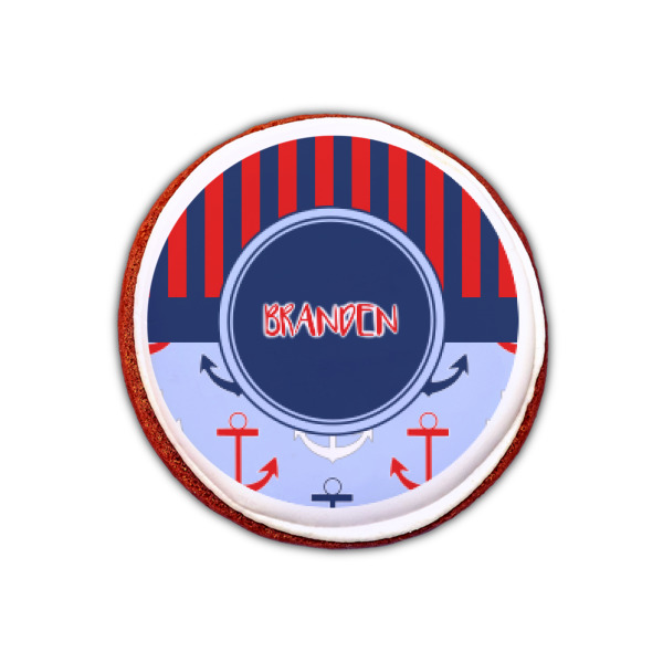 Custom Design - Printed Icing Circle - XSmall - On Cookie