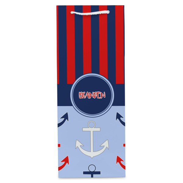 Custom Design - Wine Gift Bag - Matte - Front