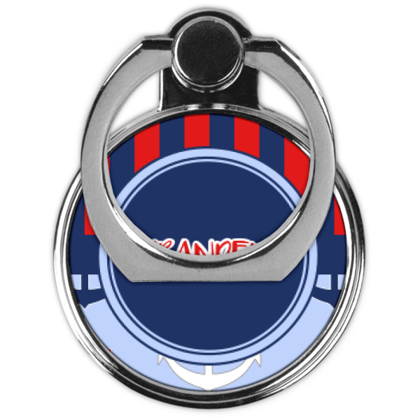 Custom Design - Cell Phone Ring Stand & Holder - Front (Collapsed)