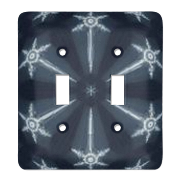 Custom Classic Anchor & Stripes Light Switch Cover (2 Toggle Plate)