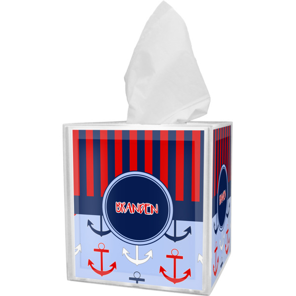 Custom Design - Tissue Box Cover - Angled View