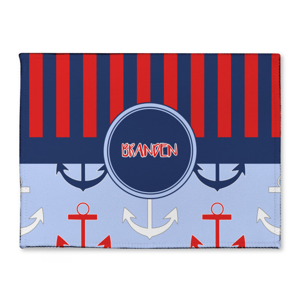 Custom Classic Anchor & Stripes Microfiber Screen Cleaner (Personalized)
