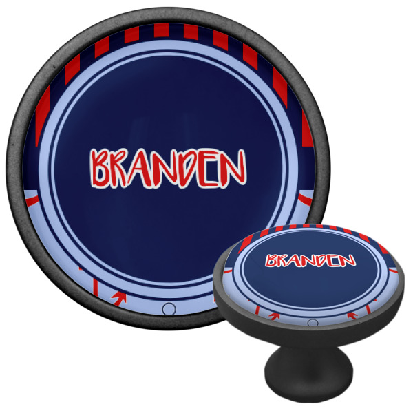 Custom Design - Cabinet Knob - Black - Multi Angle